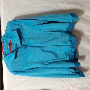 Athletic Work Comfortable Women's fleece zipper front long sleeve jacket in XXL